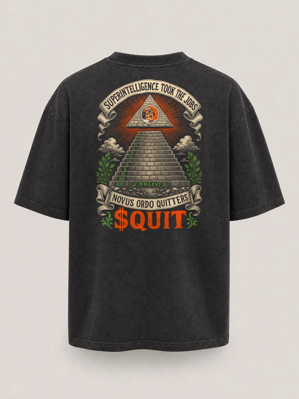 Novus Ordo Quitters Tee, back